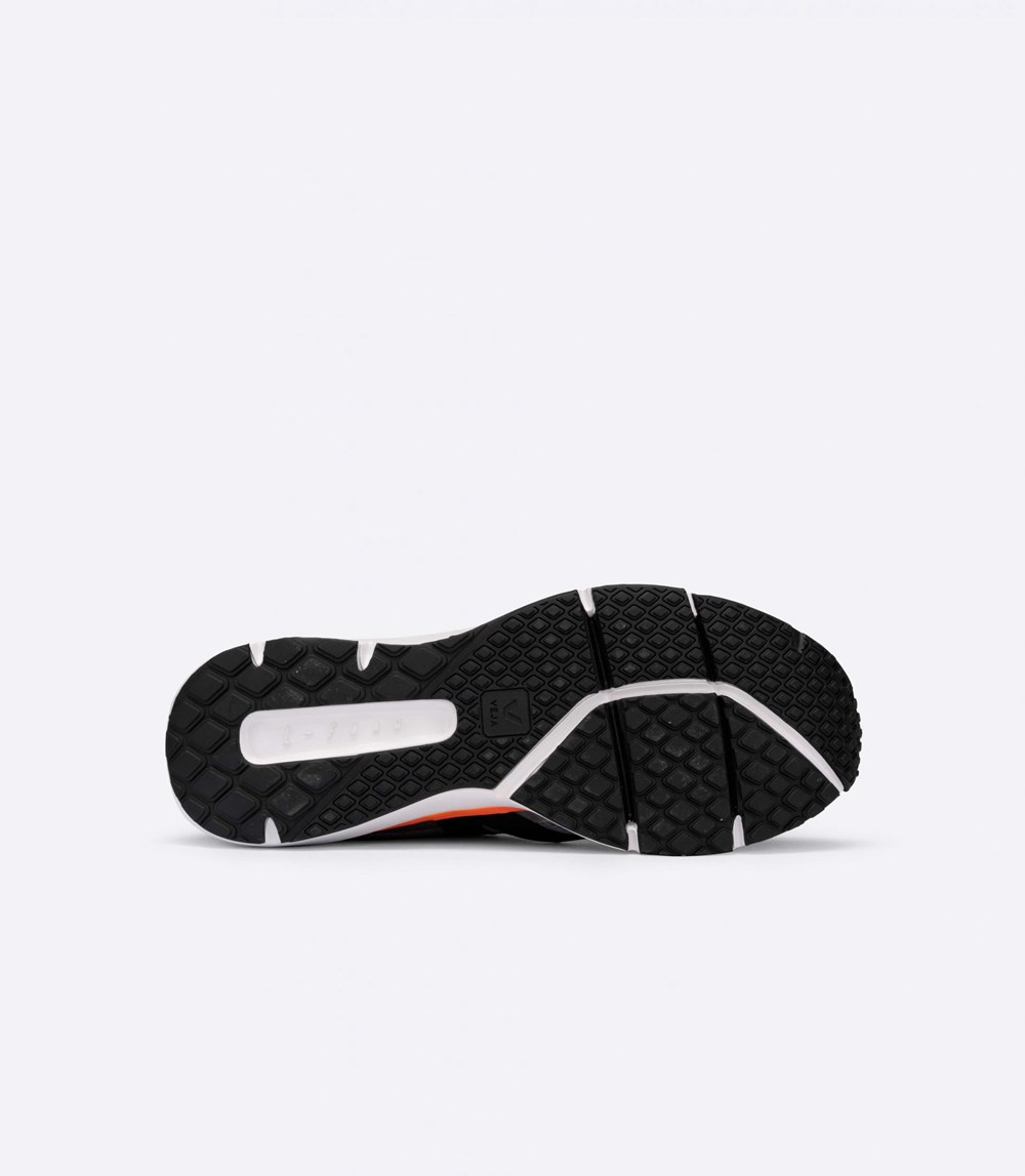 Veja Sneakers Mens - Condor 2 Alveomesh - Black/Grey/Orange - 4356UEWQZ